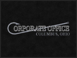 Corporate Office Boat 1.5 X 2 Rubber Backed Carpeted HD - The Personalized Doormats Company