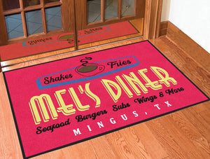 Mel's Diner 4' X 6'