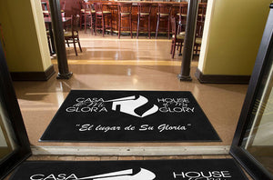 CASA DE MI GLORIA 4 x 6 Rubber Backed Carpeted HD - The Personalized Doormats Company