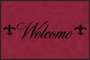 1055 Park View Drive Building Welcome 4 X 6 Rubber Backed Carpeted HD - The Personalized Doormats Company