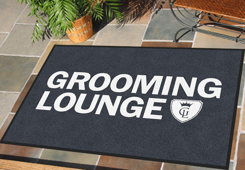 Grooming Lounge 2 X 3 Rubber Backed Carpeted HD - The Personalized Doormats Company