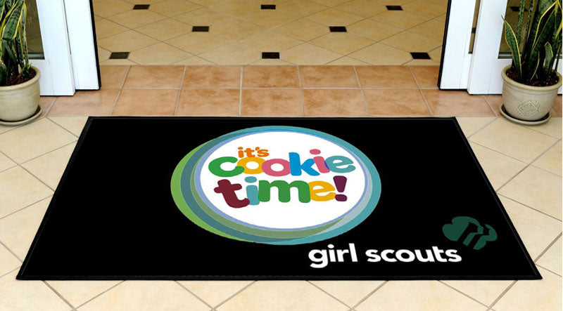 Girl Scout Doormat - Popmat 3 X 5 Dye Sub (Photo) - The Personalized Doormats Company