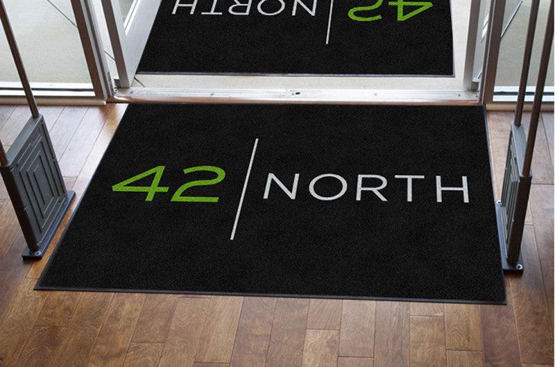 42North 4 X 6 Rubber Backed Carpeted HD - The Personalized Doormats Company