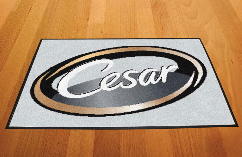 Cesar mini mat 1 X .67 Rubber Backed Carpeted HD - The Personalized Doormats Company