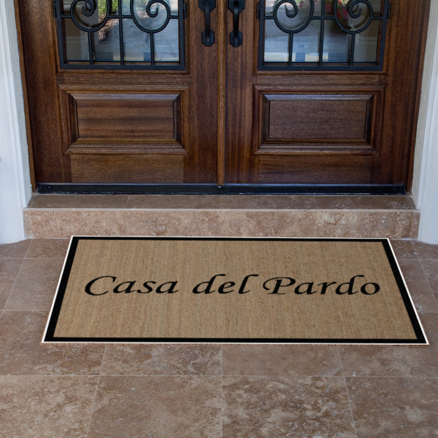 Casa del Pardo § 3 X 5 Duracoir Inlay - The Personalized Doormats Company