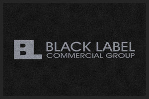 Black Label Commercial Group 2 X 3 Rubber Backed Carpeted HD - The Personalized Doormats Company