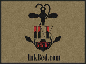 Inkbed 3 X 4 Rubber Backed Carpeted HD - The Personalized Doormats Company