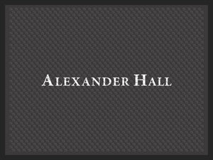 Alexander Hall 3 x 4 Rubber Scraper - The Personalized Doormats Company