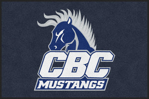 Central Baptist College 4 X 6 Rubber Backed Carpeted HD - The Personalized Doormats Company