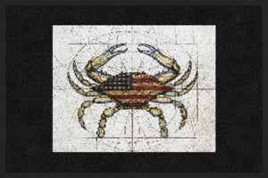 Patriotic Crab Doormat