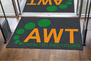 AWT company mat 4 X 6 Rubber Backed Carpeted HD - The Personalized Doormats Company