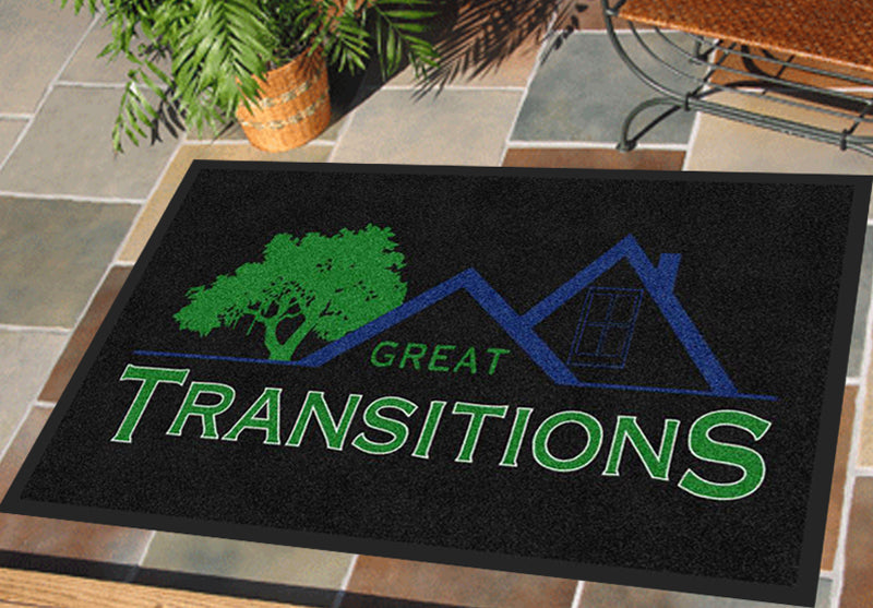 Great Transitions 2 X 3 Rubber Backed Carpeted HD - The Personalized Doormats Company