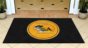 DR. LEWIS CHARTER SCHOOLS 3 X 5 Rubber Backed Carpeted HD - The Personalized Doormats Company