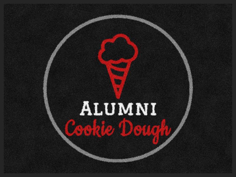 Alumni Cookie Dough 3 x 4 Rubber Backed Carpeted - The Personalized Doormats Company