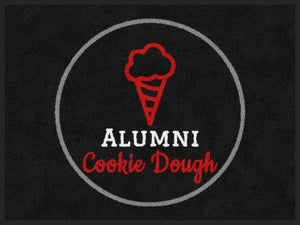 Alumni Cookie Dough 3 x 4 Rubber Backed Carpeted - The Personalized Doormats Company