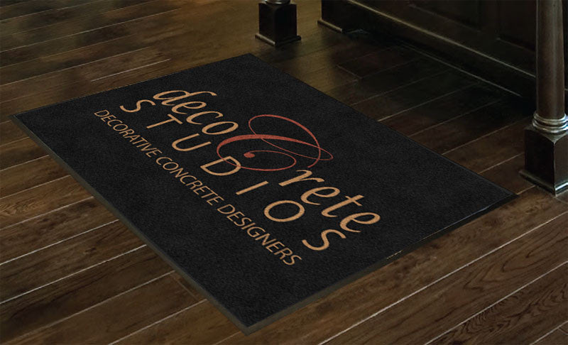 Deco-Crete Studios 3 X 4 Rubber Backed Carpeted HD - The Personalized Doormats Company