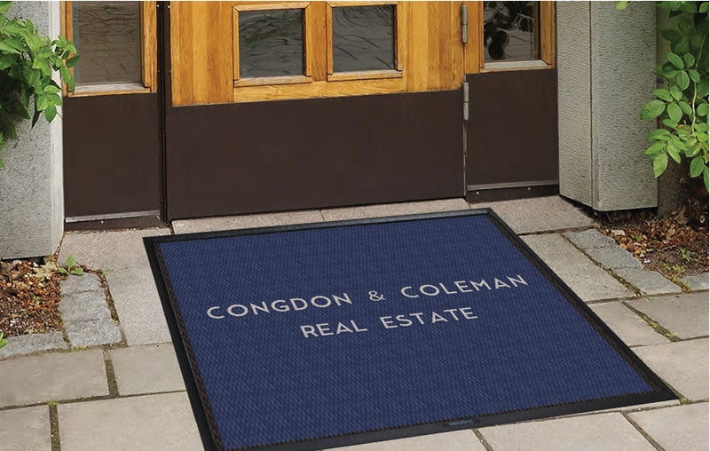 41 Main Street 3.17 X 3.33 Luxury Berber Inlay - The Personalized Doormats Company