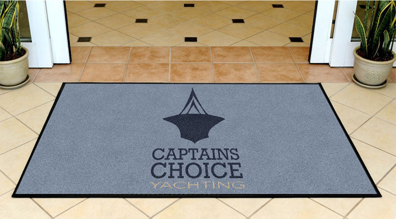 Captains Choice Mat 3 x 5 Rubber Backed Carpeted HD - The Personalized Doormats Company