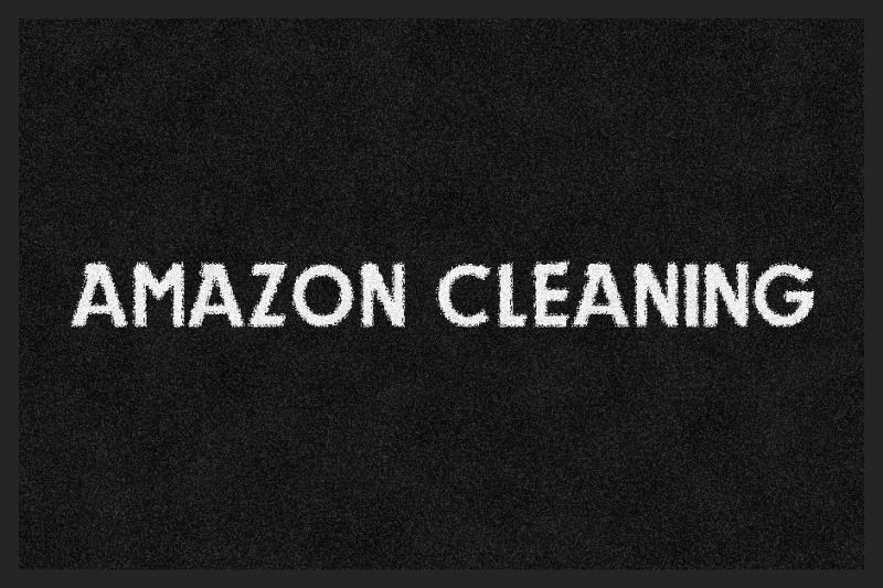 AMAZON CLEANING 2 X 3 Rubber Backed Carpeted - The Personalized Doormats Company