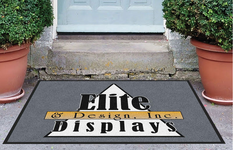 Elite Displays 3 X 4 Rubber Backed Carpeted HD - The Personalized Doormats Company