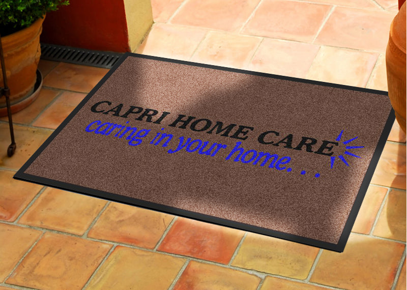 CAPRI HOME 2 x 3 Rubber Backed Carpeted - The Personalized Doormats Company