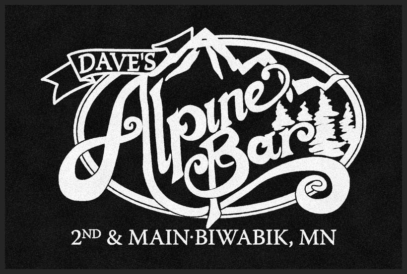 Alpine Bar 4 x 6 Rubber Backed Carpeted HD - The Personalized Doormats Company
