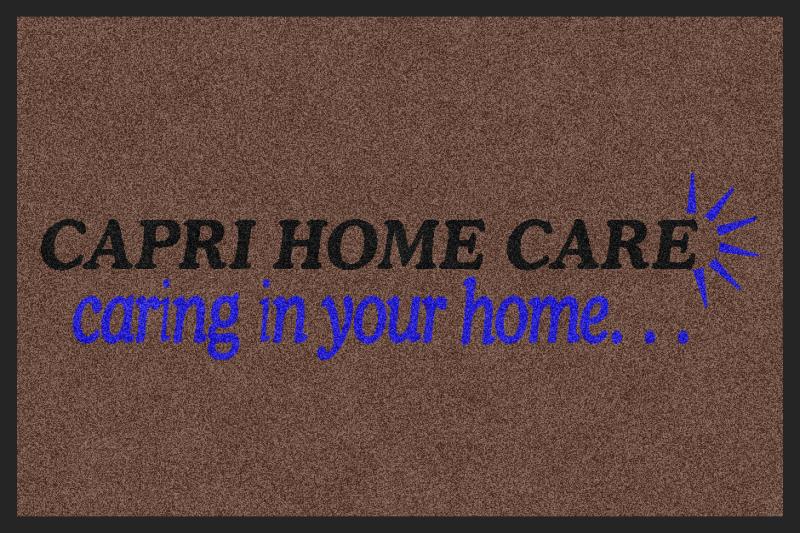 CAPRI HOME 2 x 3 Rubber Backed Carpeted - The Personalized Doormats Company