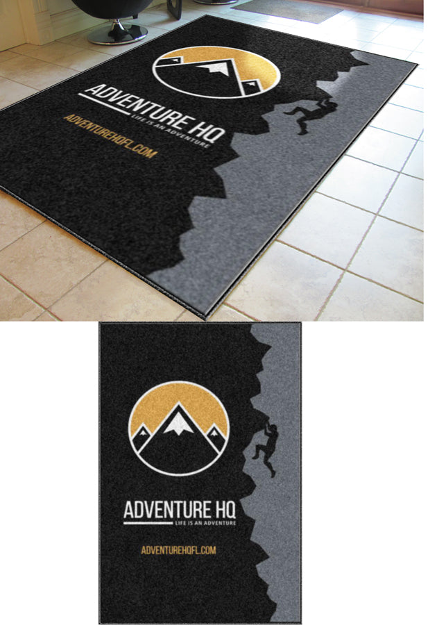 Adventure HQ 5 x 8 Custom Plush 30 HD - The Personalized Doormats Company
