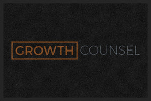 GrowthCounsel 2 X 3 Rubber Backed Carpeted HD - The Personalized Doormats Company