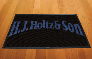 Holtz Entry Mat 2 x 3 Luxury Berber Inlay - The Personalized Doormats Company