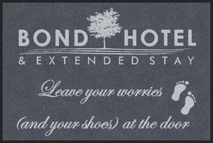 Bond Hotel 2 X 3 Rubber Backed Carpeted HD - The Personalized Doormats Company