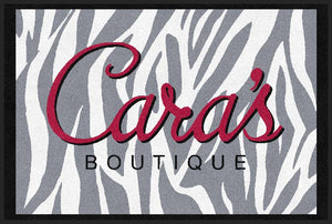 Cara's 4 x 6 Rubber Backed Carpeted HD - The Personalized Doormats Company