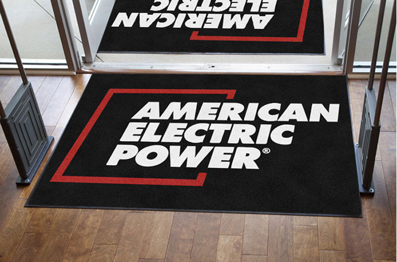 AEP § 4 X 6 Rubber Backed Carpeted HD - The Personalized Doormats Company