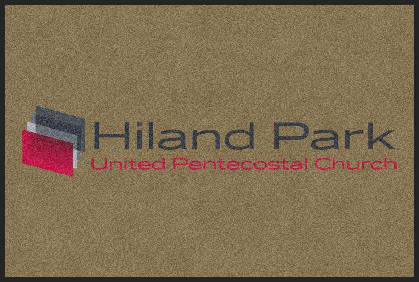 Hiland Park UPC 4 X 6 Rubber Backed Carpeted HD - The Personalized Doormats Company