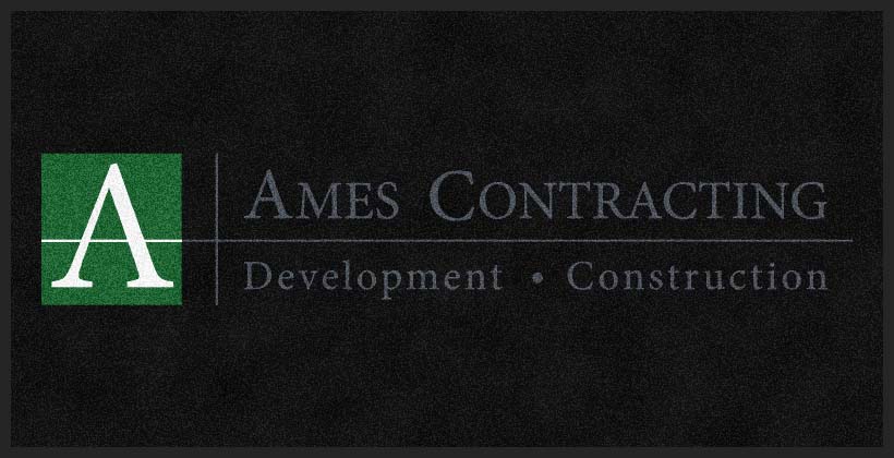Ames Contracting Texas LLC 4 X 8 Rubber Backed Carpeted HD - The Personalized Doormats Company