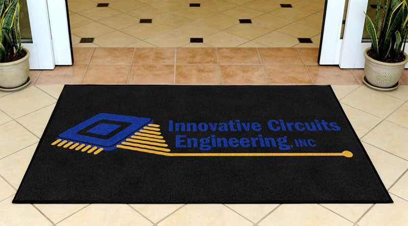 Innovative Circuits Engineering, Inc 3 X 5 Rubber Backed Carpeted HD - The Personalized Doormats Company