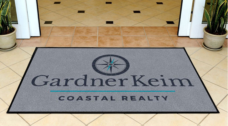 GardnerKeim mat 3 X 5 Rubber Backed Carpeted HD - The Personalized Doormats Company