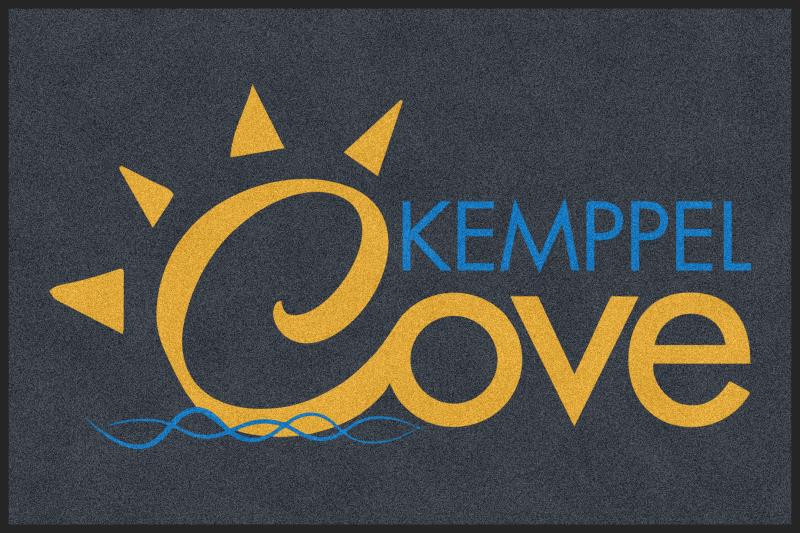 Kemppel Cove 2017 4 X 6 Rubber Backed Carpeted HD - The Personalized Doormats Company