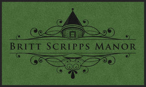 BRITT SCRIPPS MANOR (K9) 3 X 4 Rubber Backed Carpeted HD - The Personalized Doormats Company