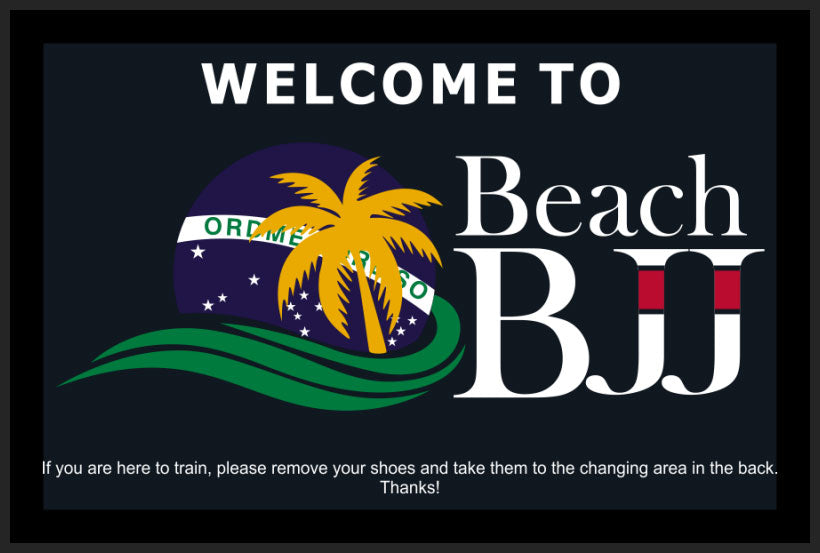 Beach Bjj 2 x 3 Floor Impression - The Personalized Doormats Company