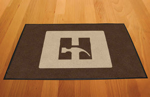 Darrin Hammer 2 X 3 Rubber Backed Carpeted HD - The Personalized Doormats Company