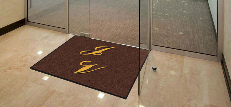 JACKSON VIEWS 4 X 4 Rubber Backed Carpeted HD - The Personalized Doormats Company
