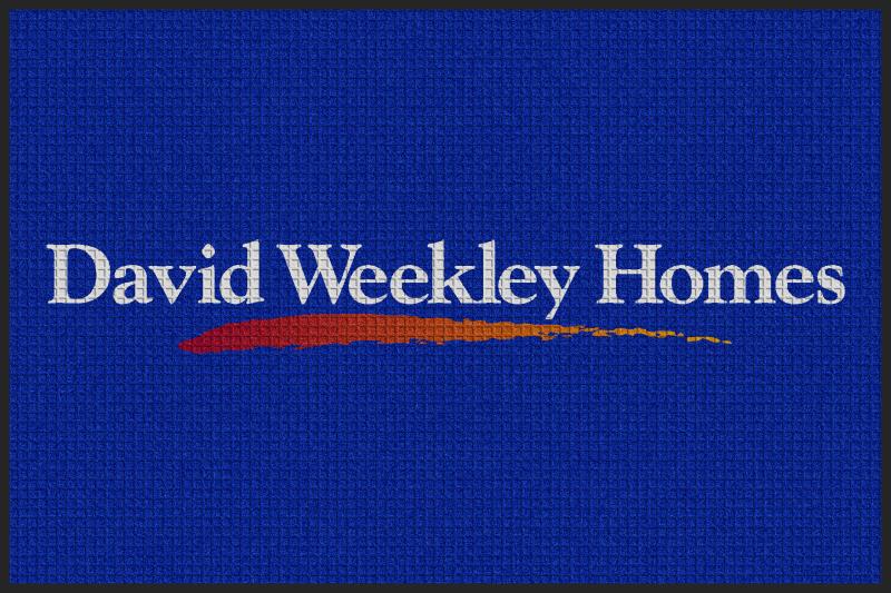 David Weekley Homes Jax 4 x 6 Waterhog Impressions - The Personalized Doormats Company