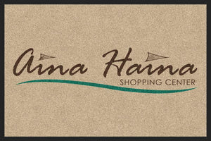Aina Haina Shopping Center 2 X 3 Rubber Backed Carpeted HD - The Personalized Doormats Company