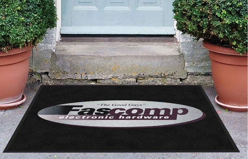 Fascomp Electronic Hardware 3 X 4 Rubber Backed Carpeted HD - The Personalized Doormats Company