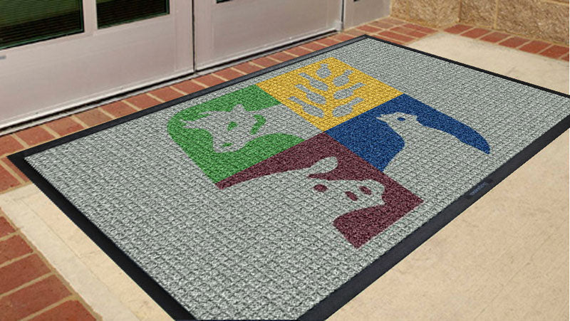 American Feed Corporation 3 X 5 Waterhog Inlay - The Personalized Doormats Company