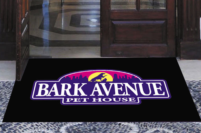 Bark Avenue Pethouse 3 X 5 Rubber Scraper - The Personalized Doormats Company
