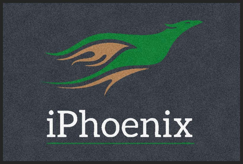 iphoenix 2 X 3 Rubber Backed Carpeted HD - The Personalized Doormats Company
