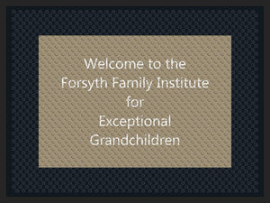 Forsyth Institute 3 X 4 Rubber Scraper - The Personalized Doormats Company