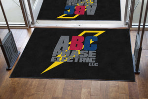 ABC Phase Electric LLC 4 X 6 Rubber Backed Carpeted HD - The Personalized Doormats Company